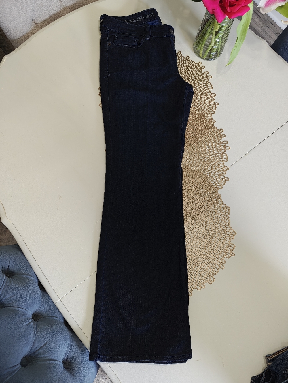 Eddie Bauer Dark Blue Modern Flare Jeans 10R